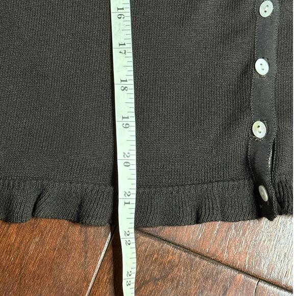 Sundance Womens Embroidered Cardigan Sweater Size Large Front Button 3/4 Sleeves - Picture 14 of 14